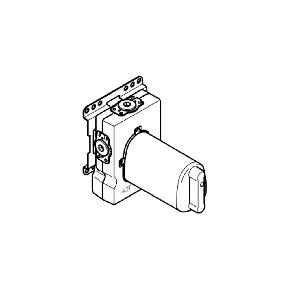 DORNBRACHT xTOOL UP-Thermostatmodul ohne Mengenregulierung SERIENNEUTRAL 35503970, 3550397090 Galeriebild 1